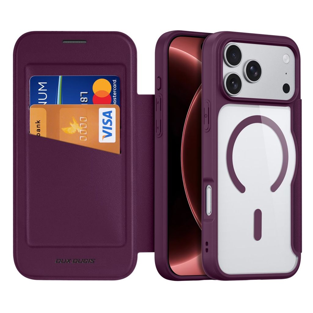 Dux Ducis iPhone 17 Pro Max/18 Pro Max Fodral Skin X Pro Series MagSafe Röd
