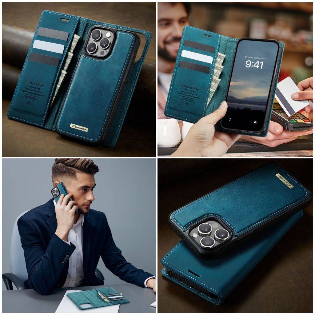 CaseMe iPhone 13 Pro Fodral C49 Series Grön