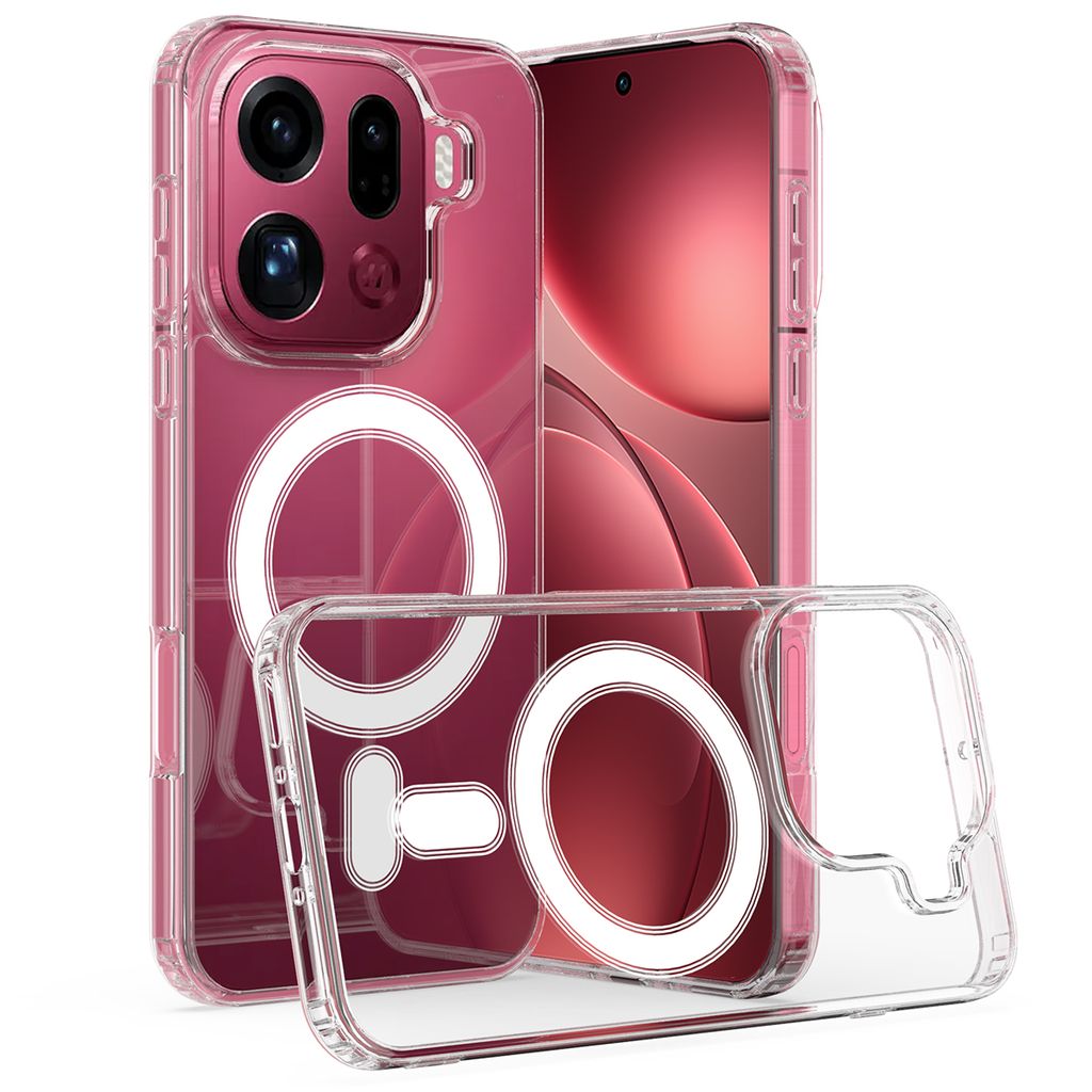 Oppo Find X9 Pro Skal MagSafe Transparent