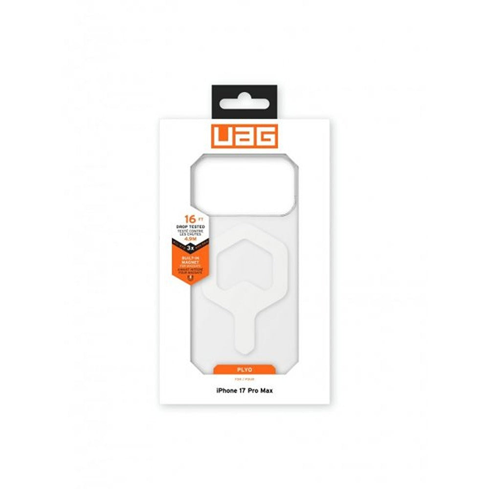 Urban Armor Gear (UAG) iPhone 17 Pro Max/iPhone 18 Pro Max Skal Plyo MagSafe Ice Vit