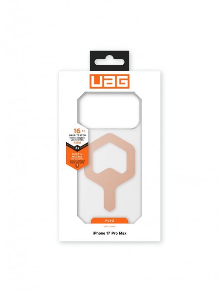 Urban Armor Gear (UAG) iPhone 17 Pro Max Skal Plyo MagSafe Ice Roseguld