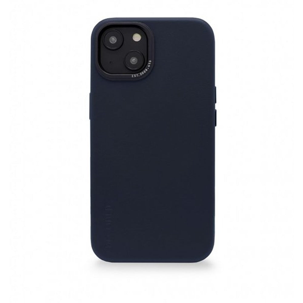 Decoded iPhone 14 Plus Skal Leather Backcover Navy