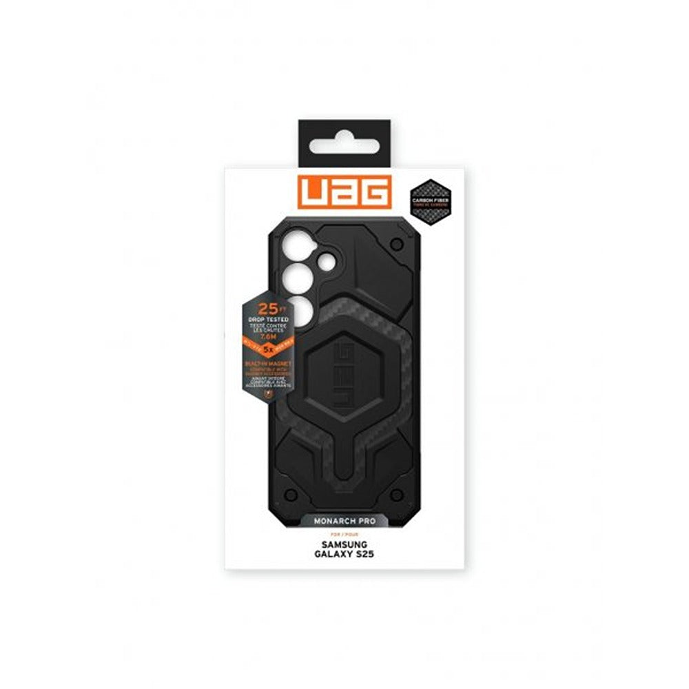 Urban Armor Gear (UAG) Samsung Galaxy S25 Skal Monarch Pro MagSafe Carbon Fiber