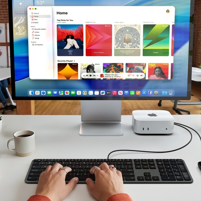 Satechi Trådat Tangentbord Slim LX3 USB-C/USB-A Svart