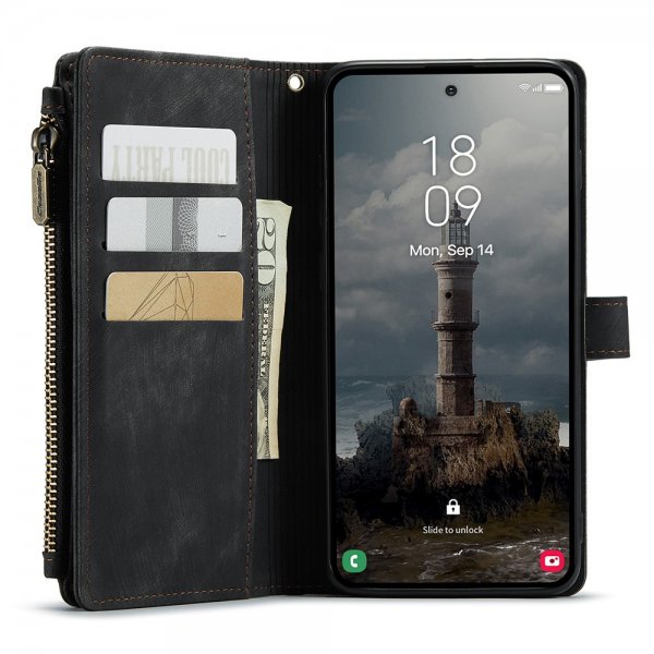 CaseMe Samsung Galaxy A55 Fodral C30 Series Svart