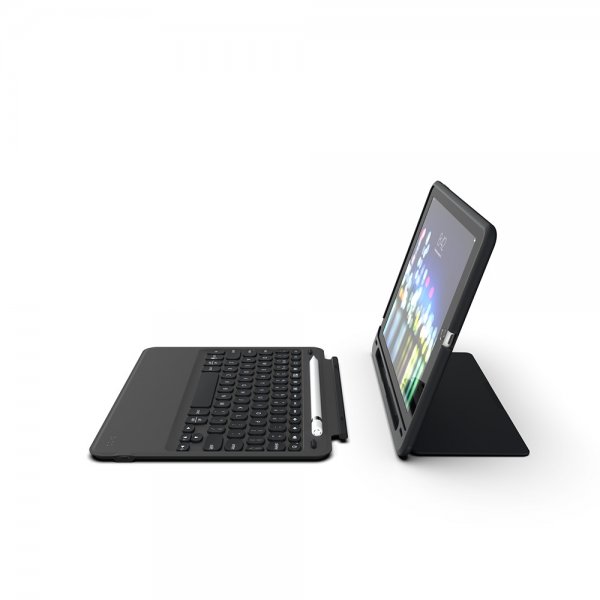 ZAGG iPad 10.2 Fodral med Tangentbord Slim Book Go Nordic Svart