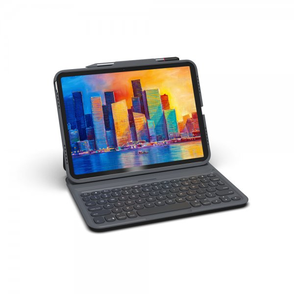 ZAGG iPad 10.9 (gen 10)/iPad 11 (A16) Fodral med tangentbord Pro Keys Svart Grå