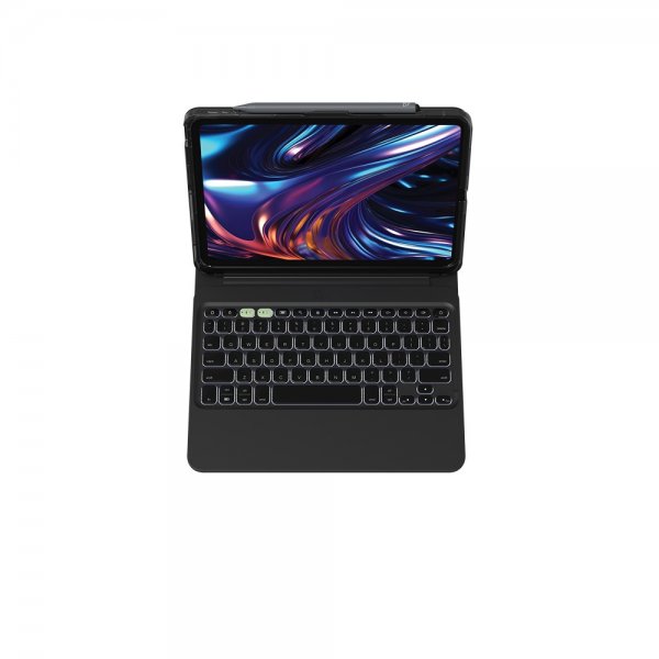 ZAGG iPad Pro 11 (M4/M5) Fodral med Tangentbord Pro Keys 2 Nordic Layout Svart