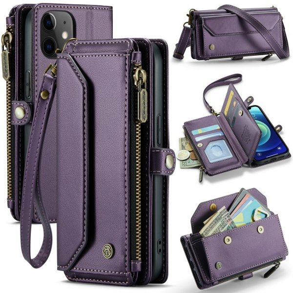 CaseMe iPhone 12/iPhone 12 Pro Fodral C36 Series Lila