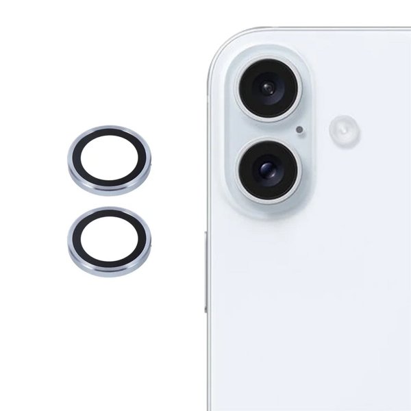 iPhone 17 Kameraskydd i Härdat Glas Blå