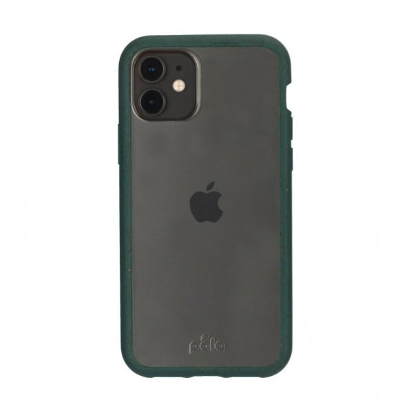 Pela iPhone 11 Skal Eco Friendly Clear Grön