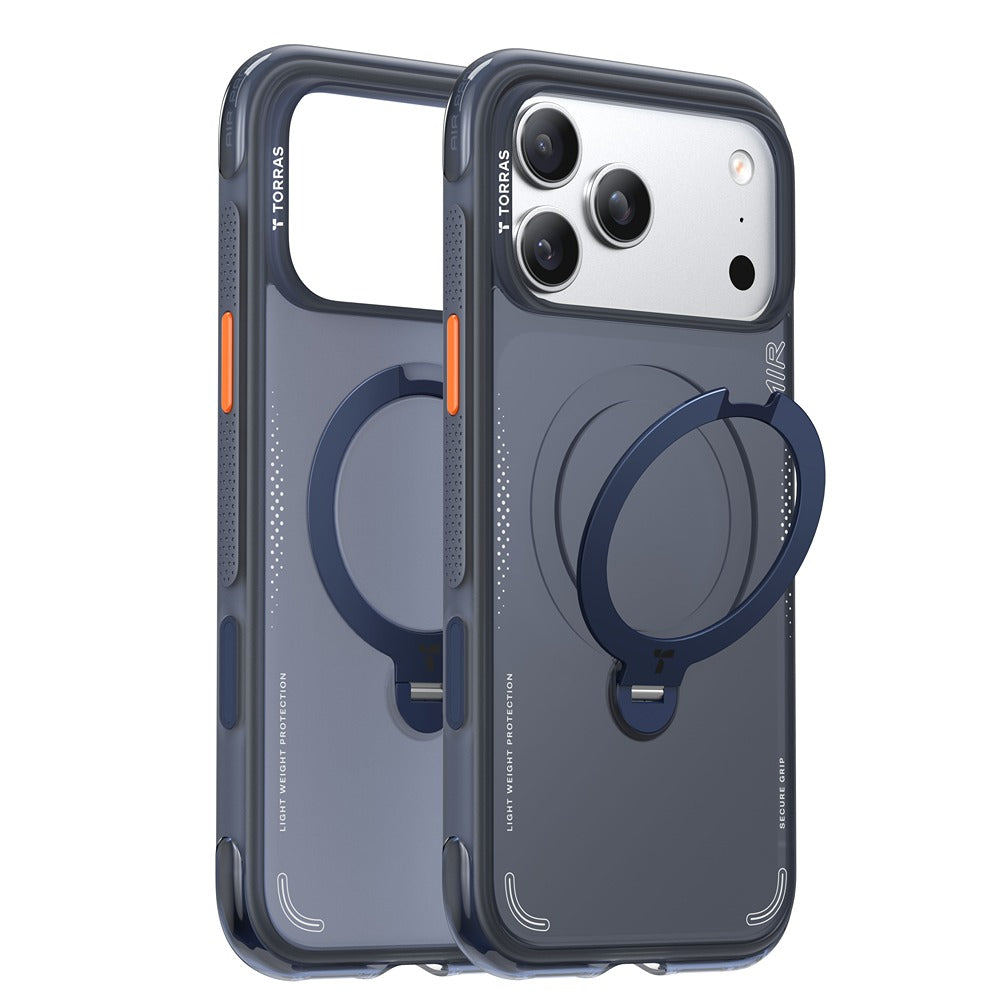 Torras iPhone 17 Pro Max Skal Ostand Q3 Air Deep Blue