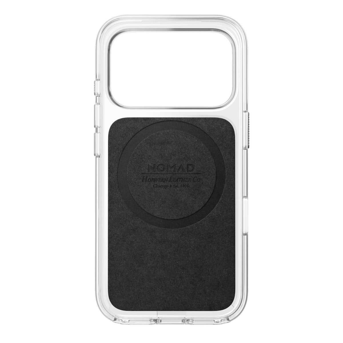 Nomad iPhone 17 Pro/iPhone 18 Pro Skal Clear Leather Case Saddle