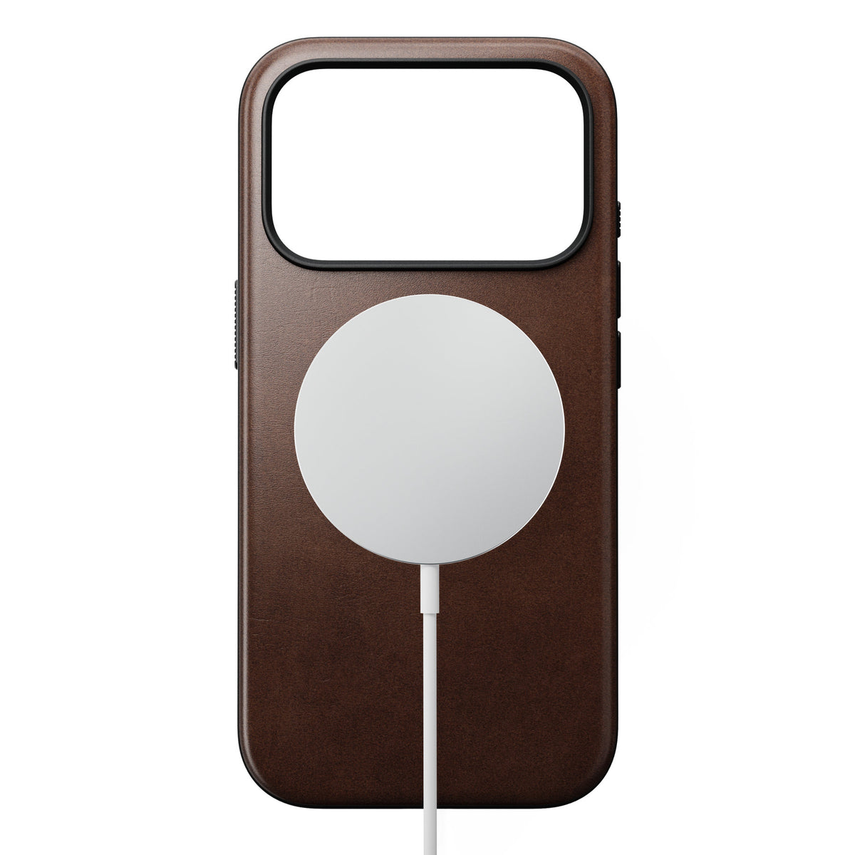 Nomad iPhone 17 Pro/iPhone 18 Pro Skal Modern Leather Case Horween Rustic Brown