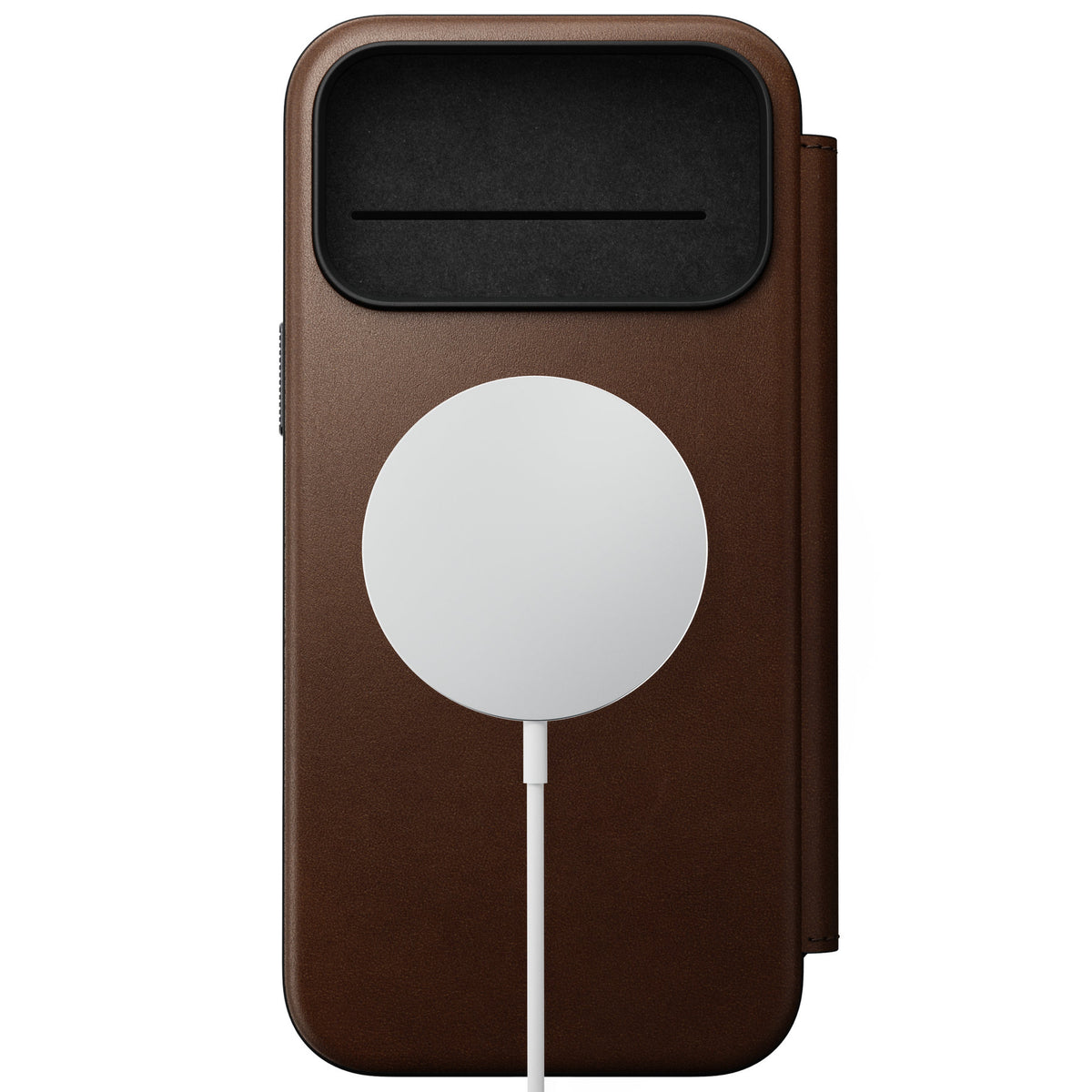 Nomad iPhone 17 Pro Max/iPhone 18 Pro Max Fodral Modern Leather Folio Brun