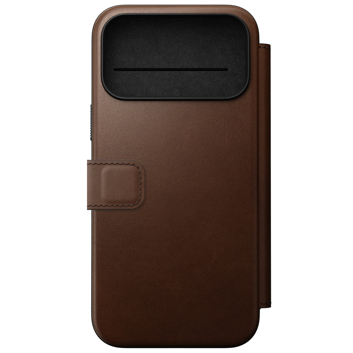 Nomad iPhone 17 Pro Max/iPhone 18 Pro Max Fodral Modern Leather Folio Brun