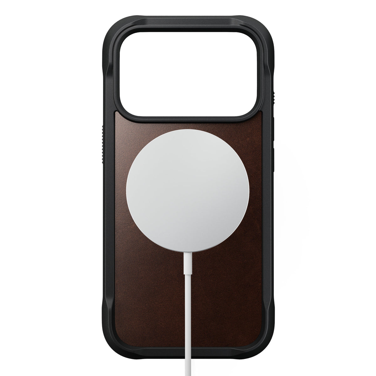 Nomad iPhone 17 Pro/iPhone 18 Pro Skal Rugged Leather Case Rustic Brown