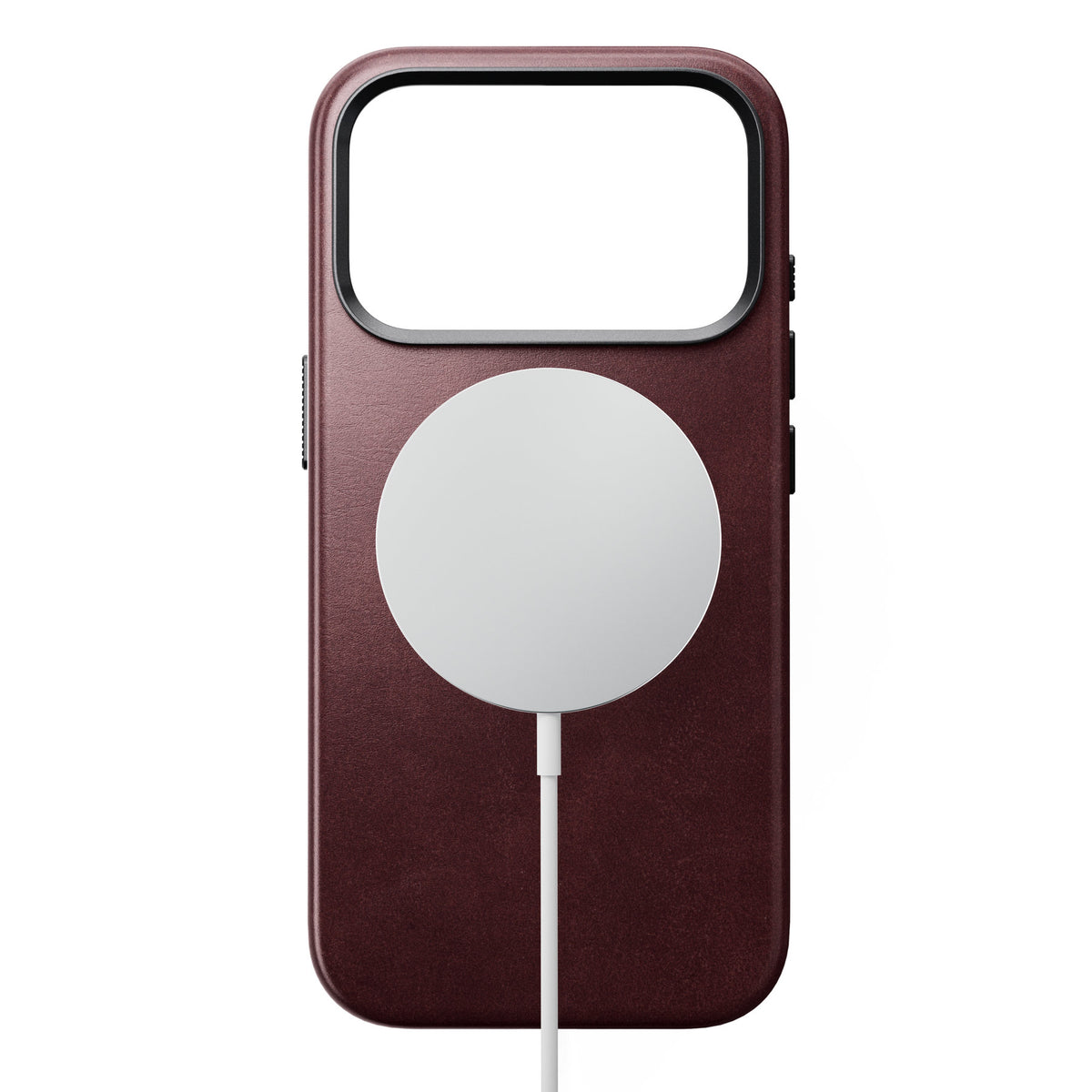 Nomad iPhone 17 Pro/iPhone 18 Pro Skal Traditional Leather Case Horween Burgundy