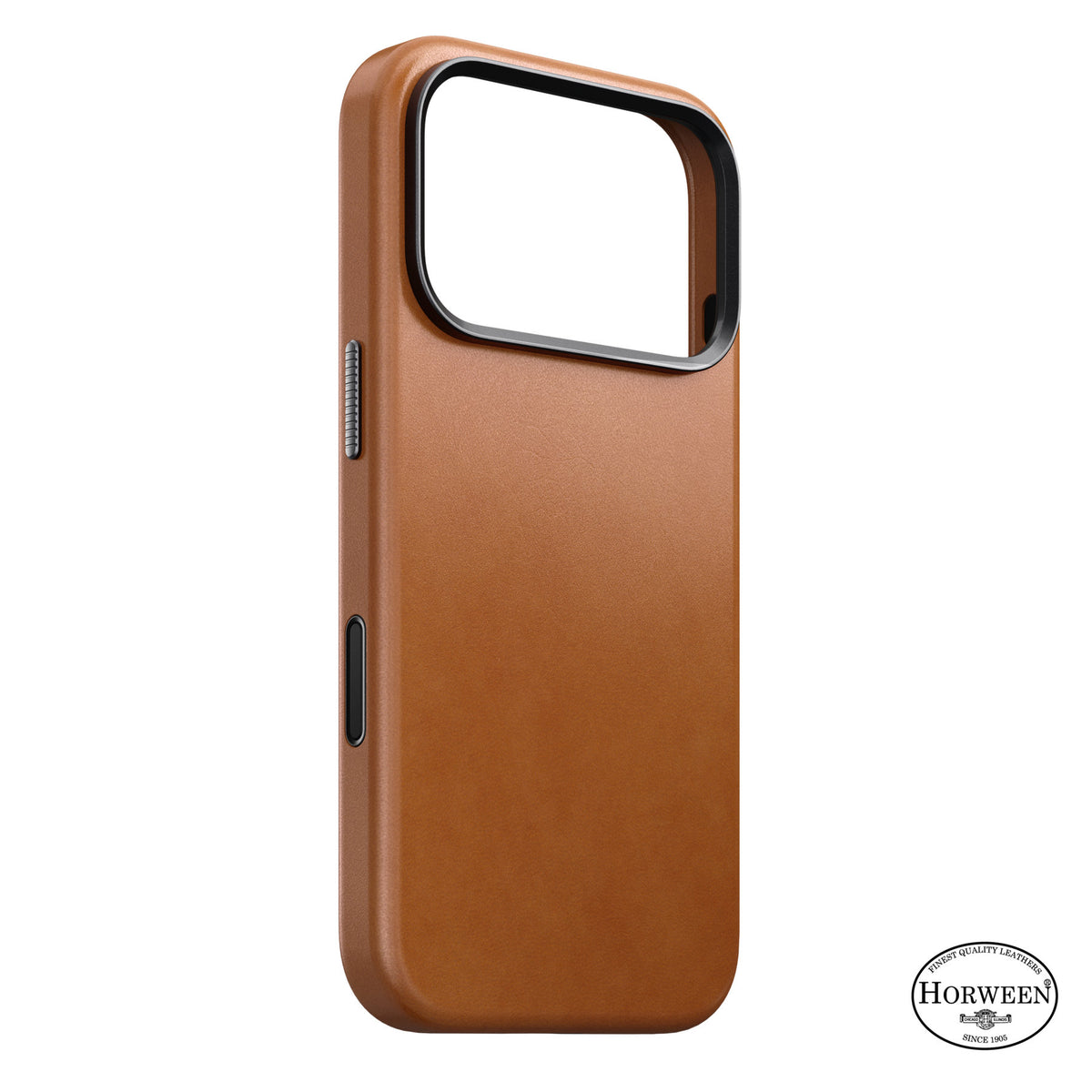 Nomad iPhone 17 Pro/iPhone 18 Pro Skal Traditional Leather Case Horween Saddle