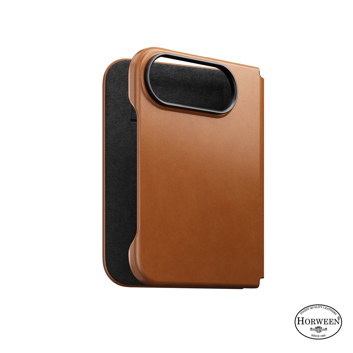 Nomad iPhone Duo Fodral Traditional Leather Folio Horween Saddle
