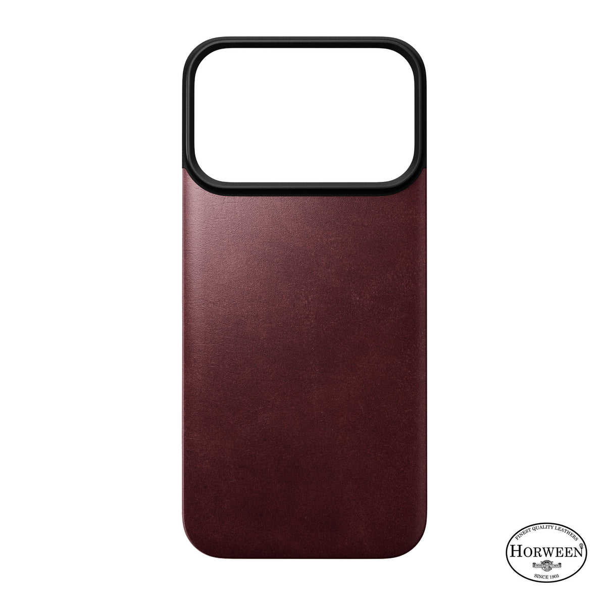 Nomad iPhone 17 Pro/iPhone 18 Pro Skal Mag Leather Back Burgundy