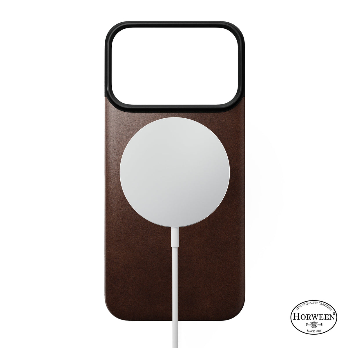 Nomad iPhone 17 Pro/iPhone 18 Pro Skal Mag Leather Back Rustic Brown