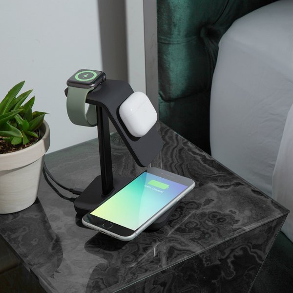 Twelve South Trådlös Laddare HiRise Three MagSafe Svart
