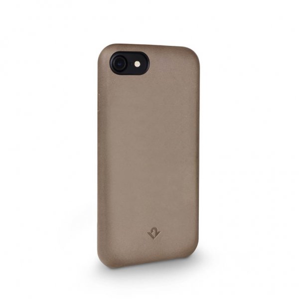 Twelve South iPhone 7 Plus/iPhone 8 Plus Skal Relaxed Leather Warm Taupe