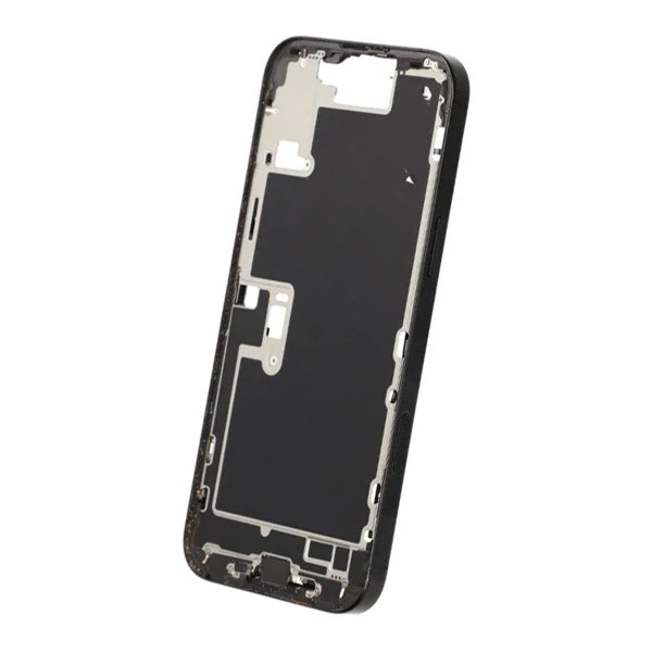 Mittenram med smådelar för iPhone 16 Pro Max - Svart Titan OEM