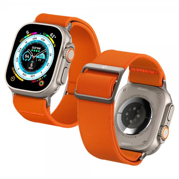Spigen Apple Watch 44/45/46mm/Ultra 49mm Armband Lite Fit Ultra Orange