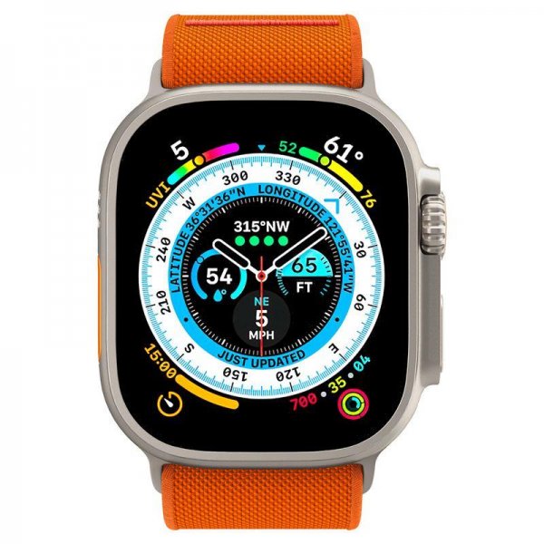 Spigen Apple Watch 44/45/46mm/Ultra 49mm Armband Lite Fit Ultra Orange