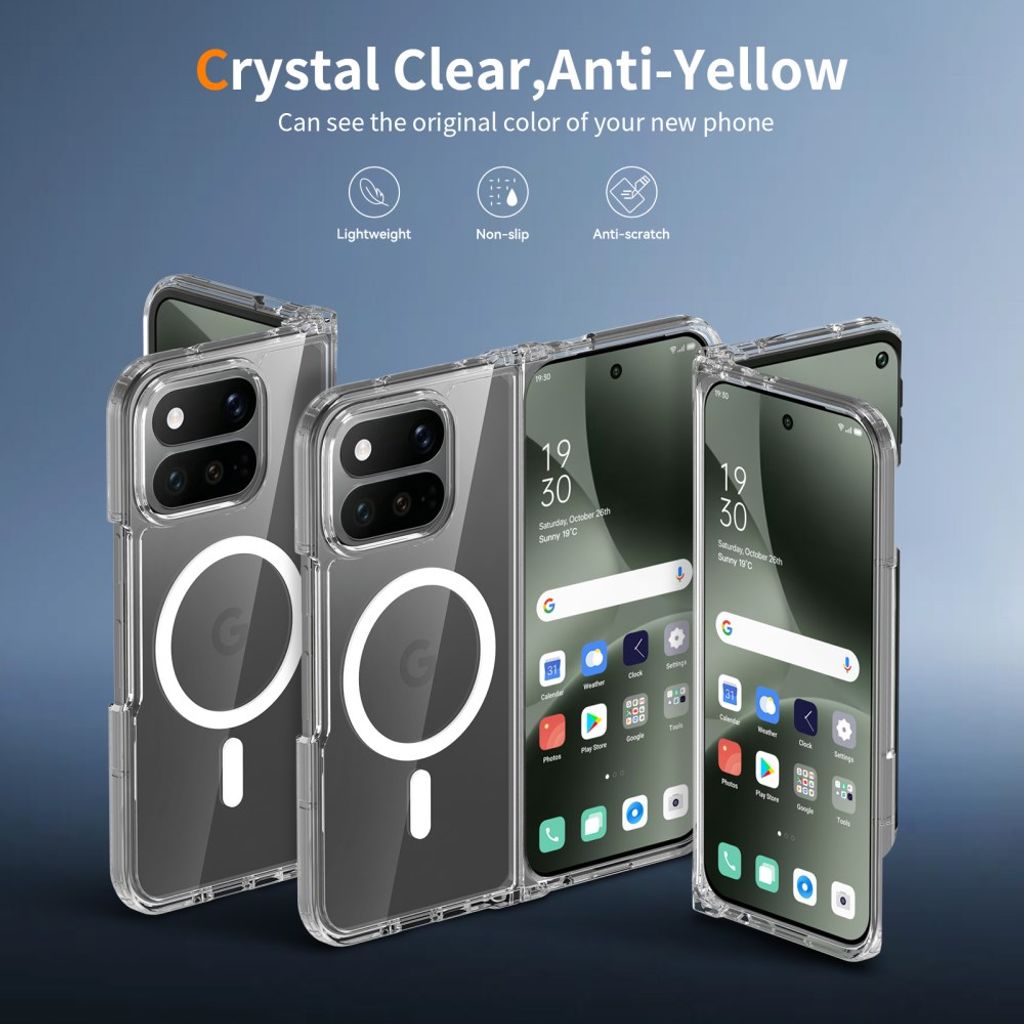 Google Pixel 11 Pro Fold Skal MagSafe Transparent