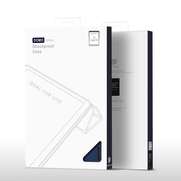 Dux Ducis Samsung Galaxy Tab S9 FE/S10 FE/S10 Lite Fodral DOMO Series Blå