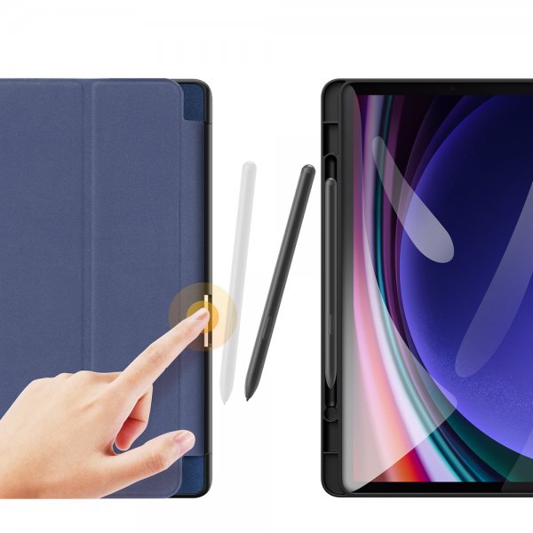 Dux Ducis Samsung Galaxy Tab S9 FE/S10 FE/S10 Lite Fodral DOMO Series Blå