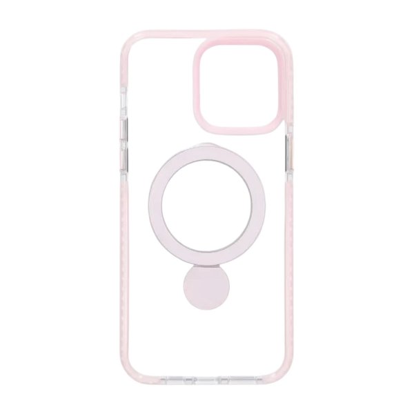 iPhone 13/iPhone 14 Skal Ringstativ MagSafe Rosa
