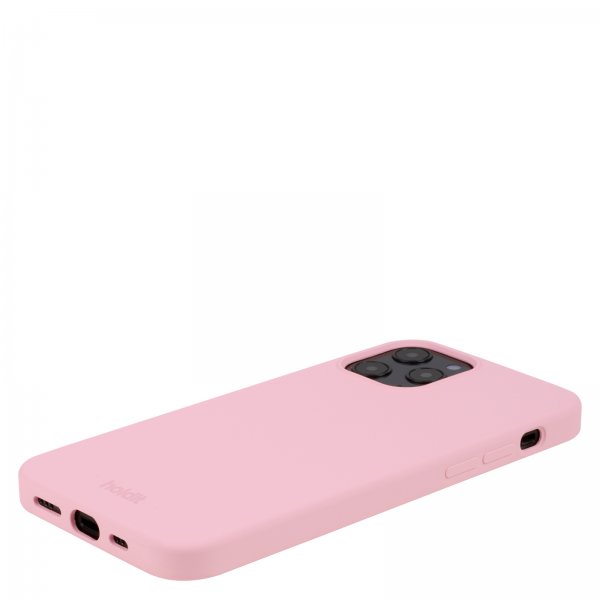 holdit iPhone 12/iPhone 12 Pro Skal Silikon Rosa