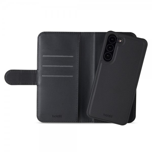 holdit Samsung Galaxy S23 Plus Fodral Wallet Case Magnet Svart