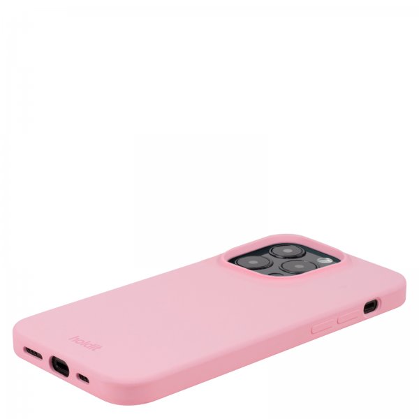 holdit iPhone 14 Pro Skal Silikon Rosa