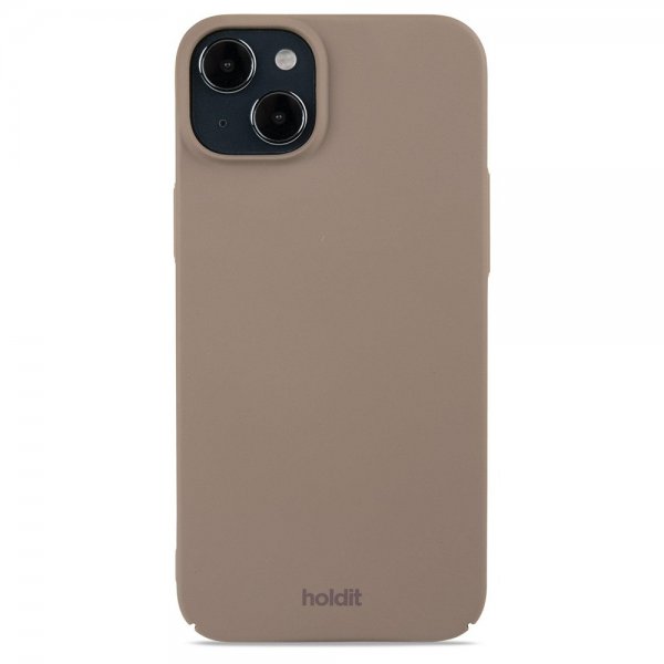 Holdit iPhone 15 Plus Skal Slim Case Mocha Brown