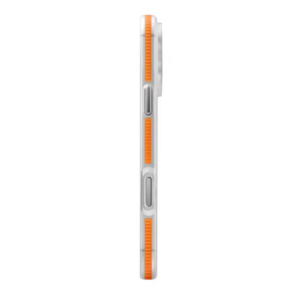 Rvelon iPhone 17 Pro Skal Korrugerad MagSafe Orange