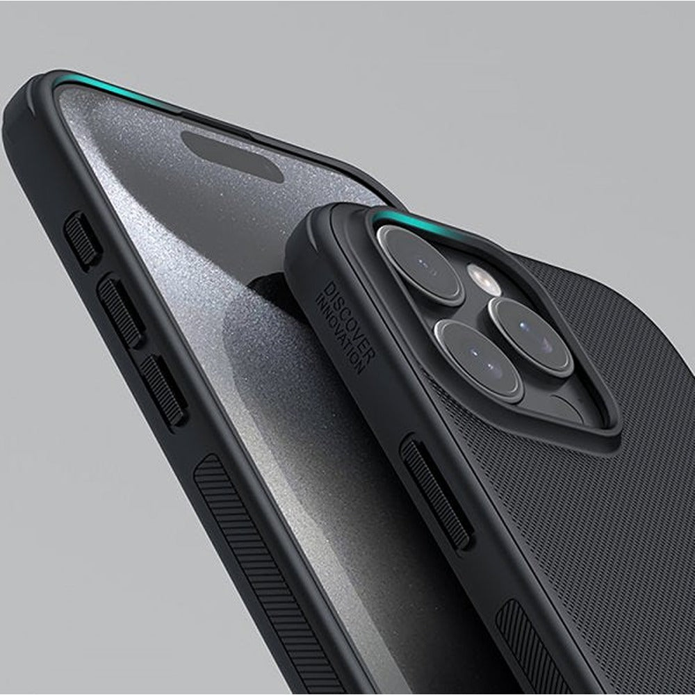 Nillkin iPhone 16 Pro Skal Super Frosted Shield Pro Svart