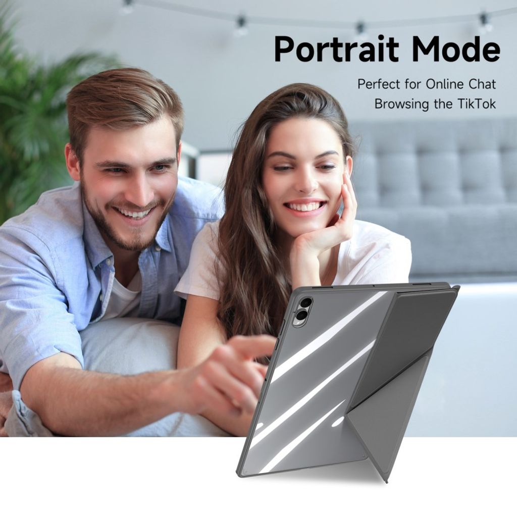 Dux Ducis Samsung Galaxy Tab S11 Ultra/S12 Ultra Fodral Magi Series Grå