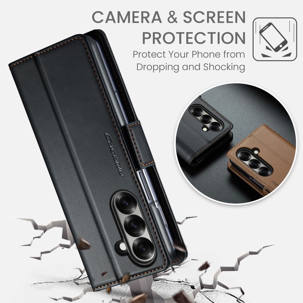 CaseMe Samsung Galaxy Z Fold 7 Fodral 023 Series Svart