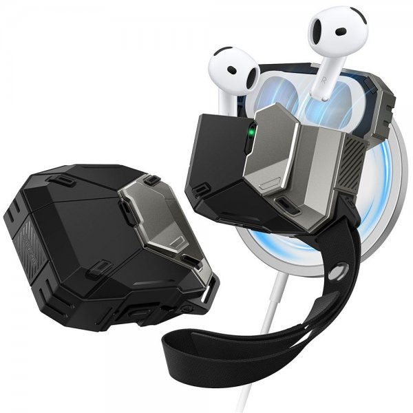 Supcase AirPods 4 Skal Matrix Svart