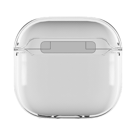 Decoded AirPods 4 Skal Silicone AirCase Transparent