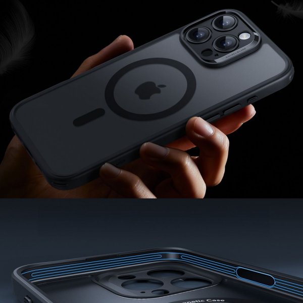 ESR iPhone 16 Pro Skal och Skärmskydd Classic Pro MagSafe Set Svart