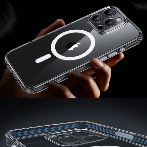 ESR iPhone 16 Pro Max Skal och Skärmskydd Classic Pro MagSafe Set Transparent