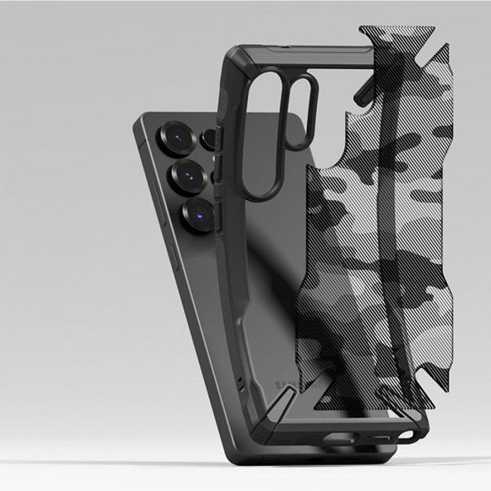 Ringke Samsung Galaxy S25 Ultra Skal Fusion X Camo Black
