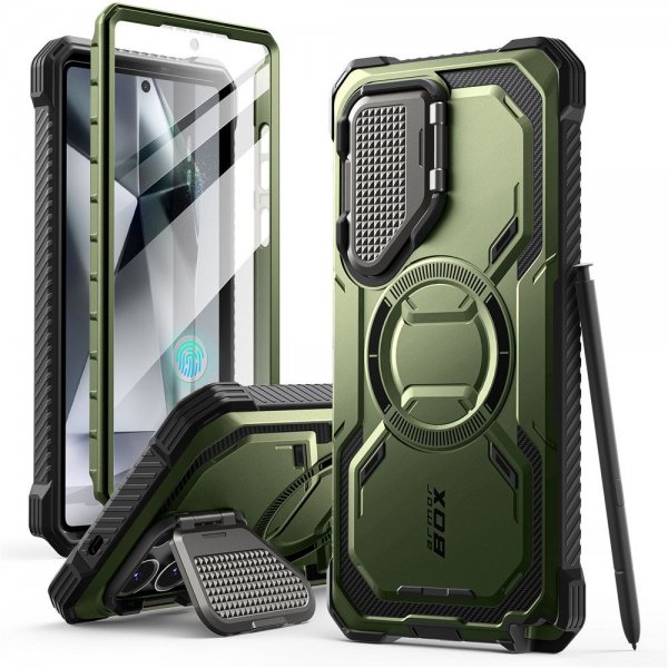 Supcase Samsung Galaxy S25 Ultra Skal ArmorBox MagSafe Grön