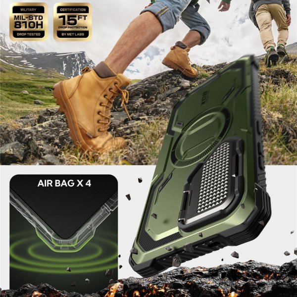 Supcase Samsung Galaxy S25 Ultra Skal ArmorBox MagSafe Grön